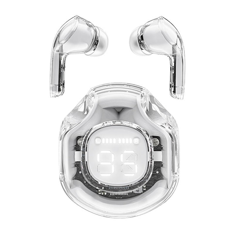 Air39 Crystal Buds | Pro Gaming Earbuds | ENC with Bass Boost & LED Display