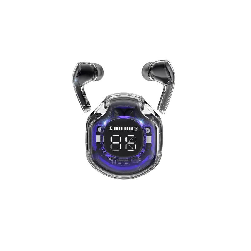 Air39 Crystal Buds | Pro Gaming Earbuds | ENC with Bass Boost & LED Display