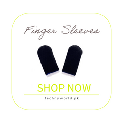 Gaming Finger Sleeves (Wasp Feelers) | Anti-Sweat, Touch-Sensitive Thumb Gloves | 3 Pairs Offer