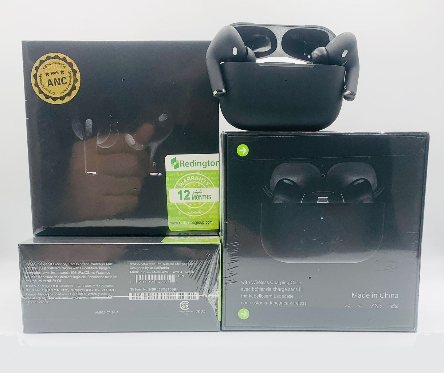 Pro Series Wireless Earbuds Black | AirPods Pro Black