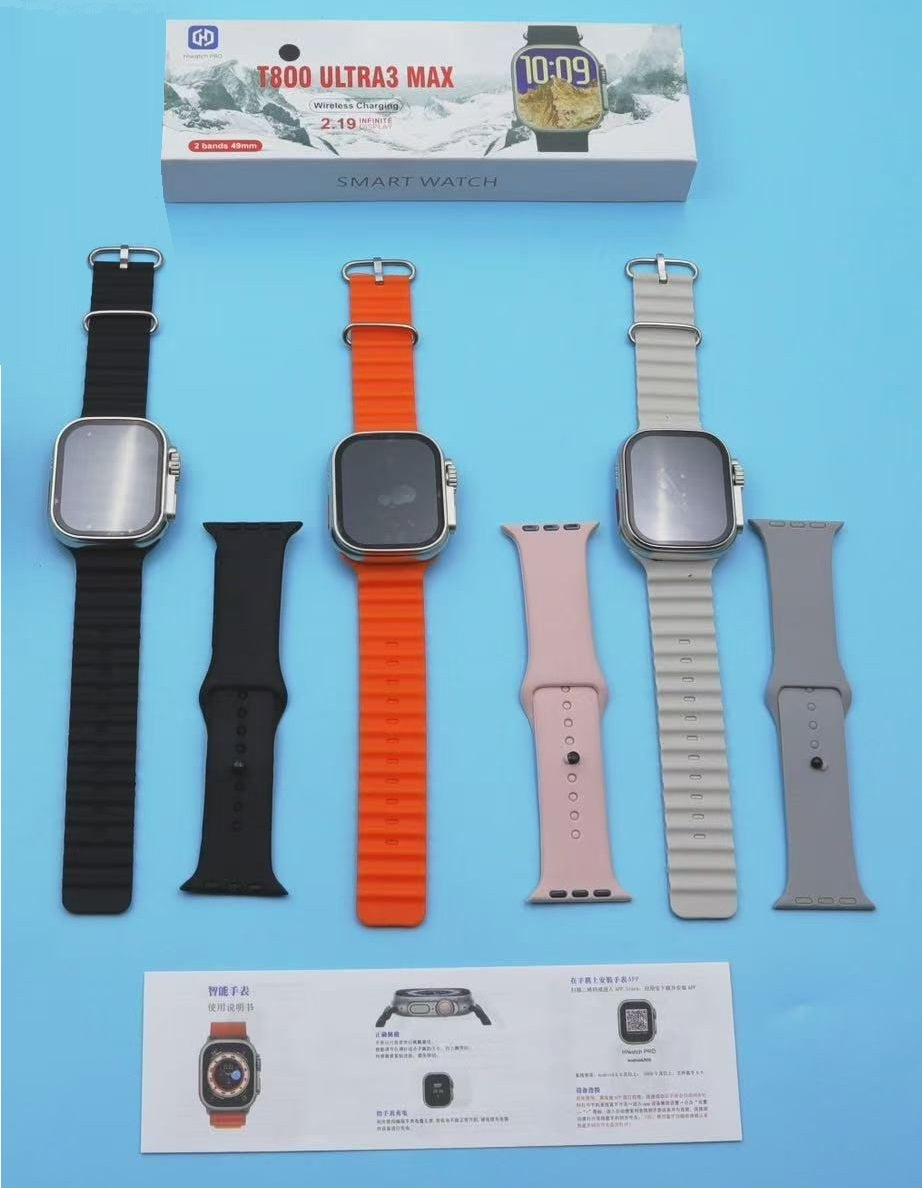 T800 Ultra3 Max 2 Bands 49mm Smart Watch