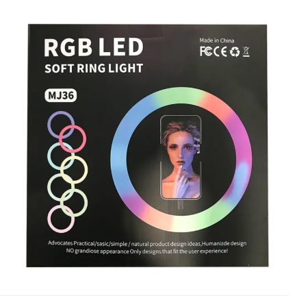 LED Ring Light 36CM | RGB | For TikTok Live | Live Streaming